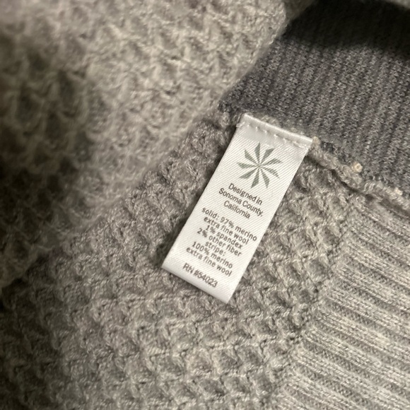 Athleta Gray Turtleneck Sweater Dress - Picture 3 of 11